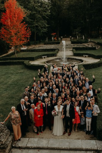 Les invités dans les jardins